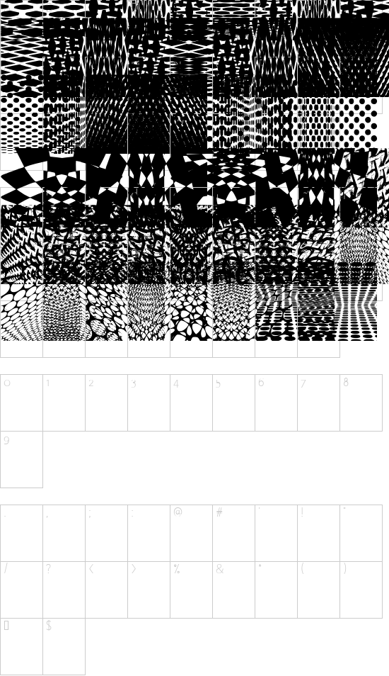 character map