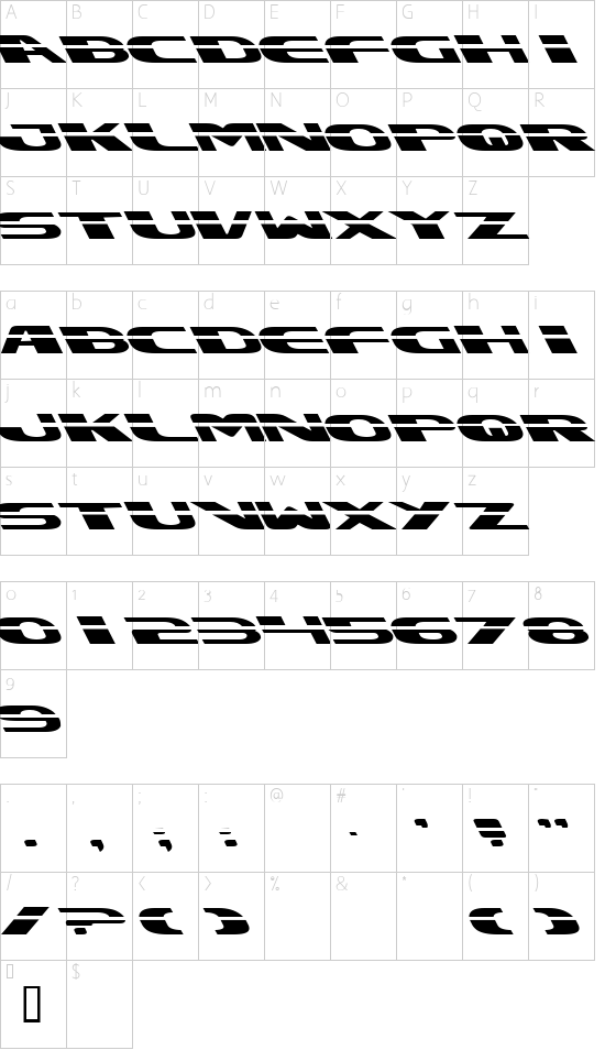 character map