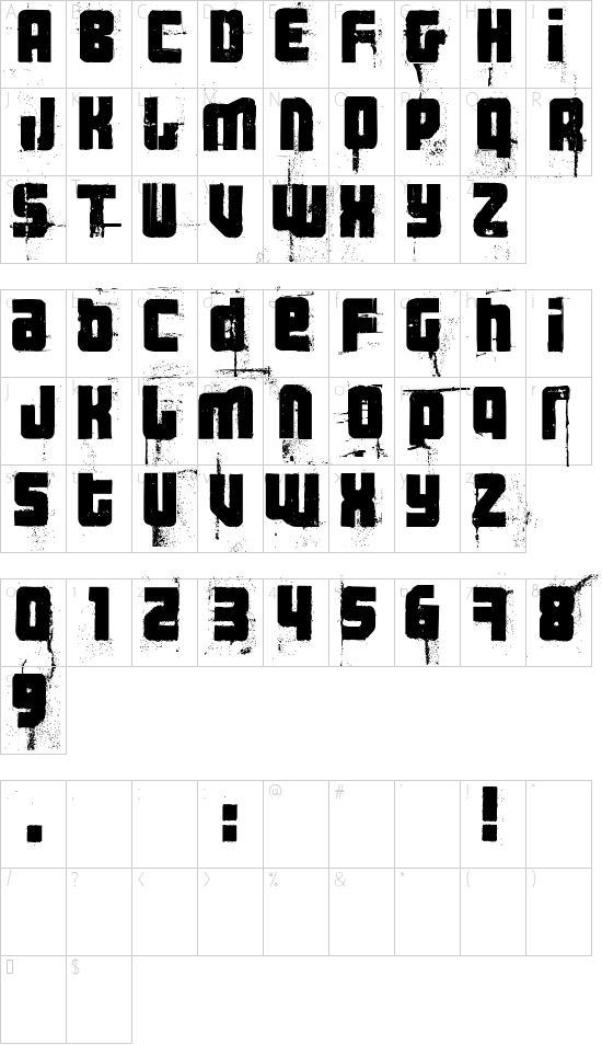 character map