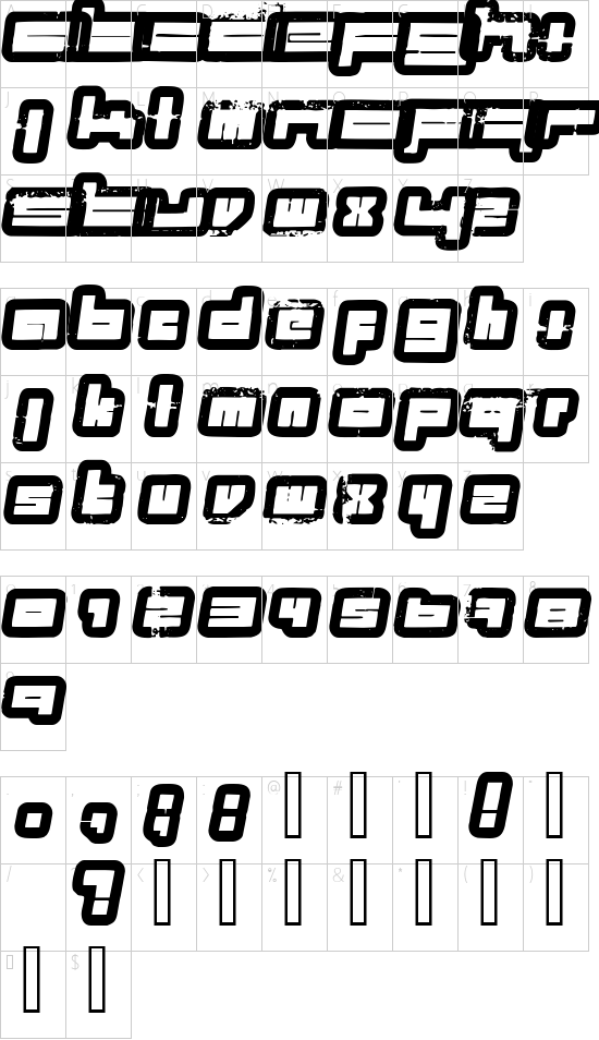 character map